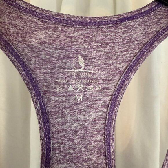 Icyzone Purple Racerback Athletic Tank Top M - Picture 2 of 6